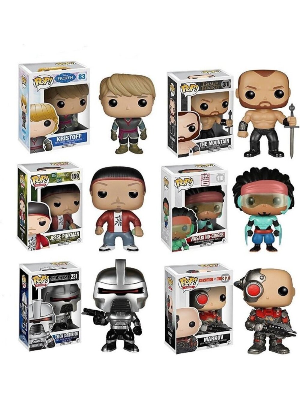 Mystery Box of 6 Collectible Funko Pop Figures - Unique Vinyl Toys & Gifts